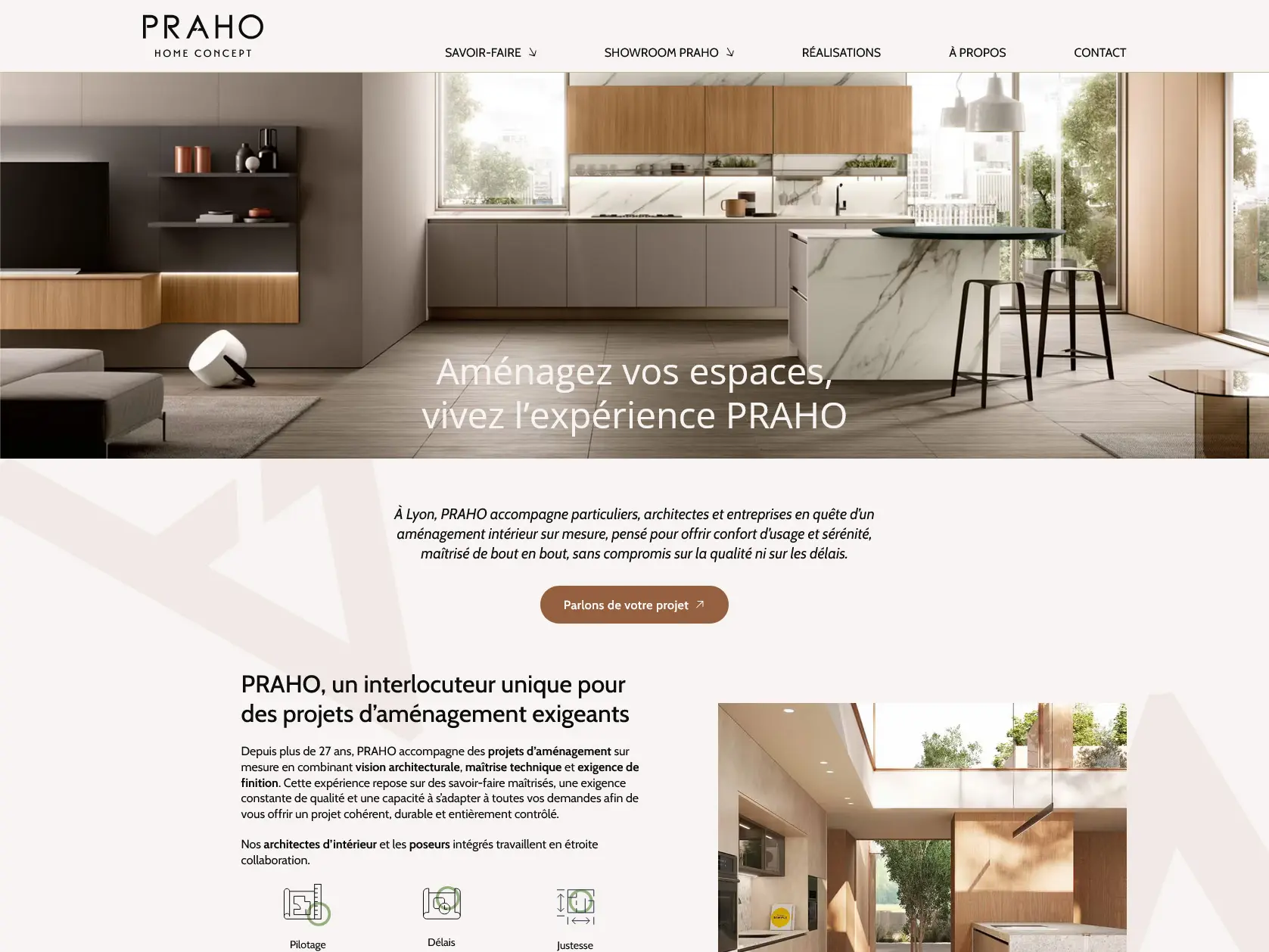 Aperçu du site PRAHO